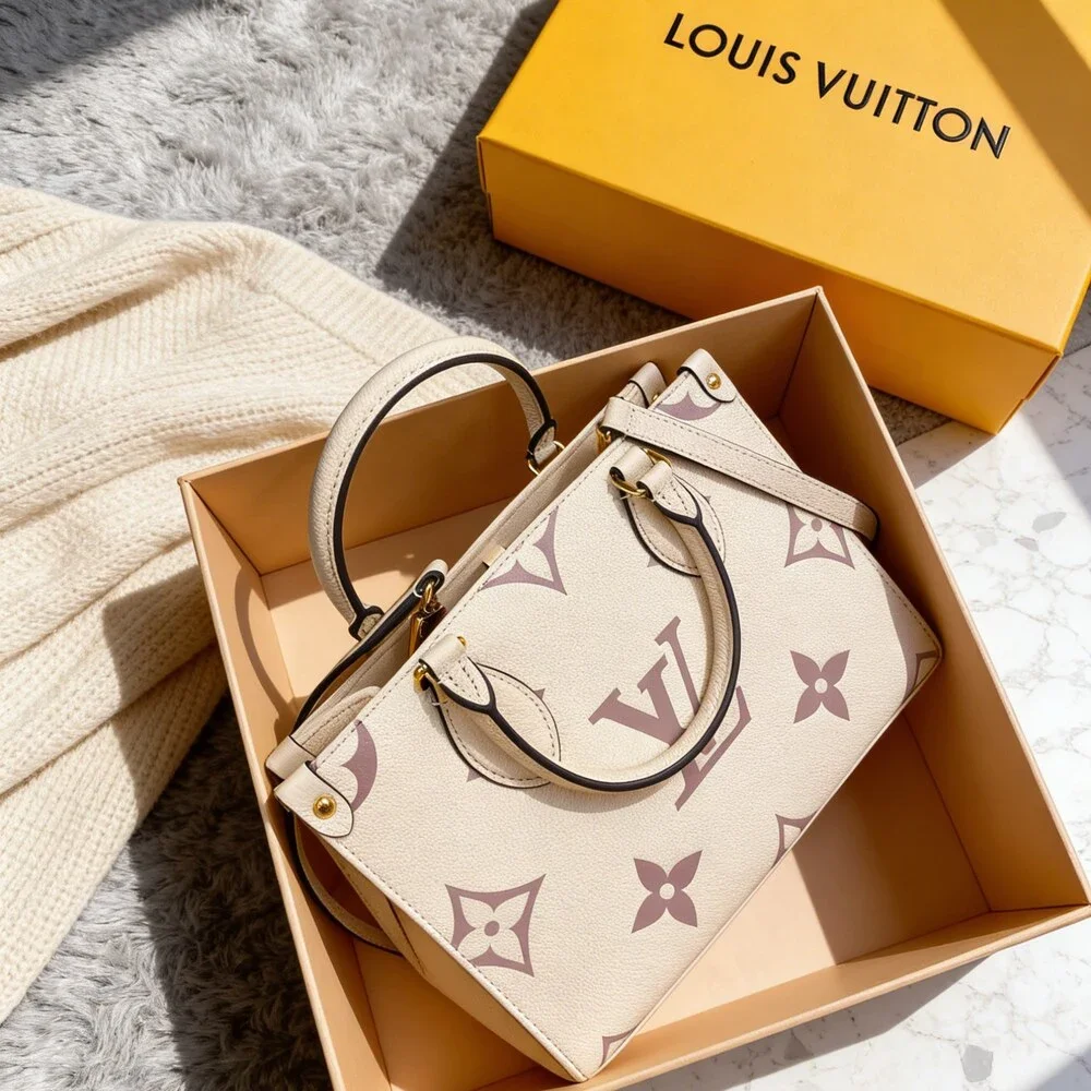 Louis Vuitton  PM Monogram Empreinte Creme